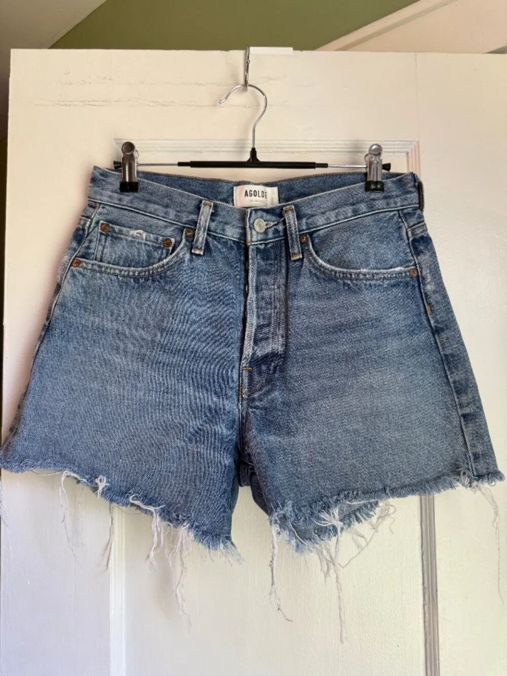 PRICE FIRM! Agolde Parker Long Shorts in 